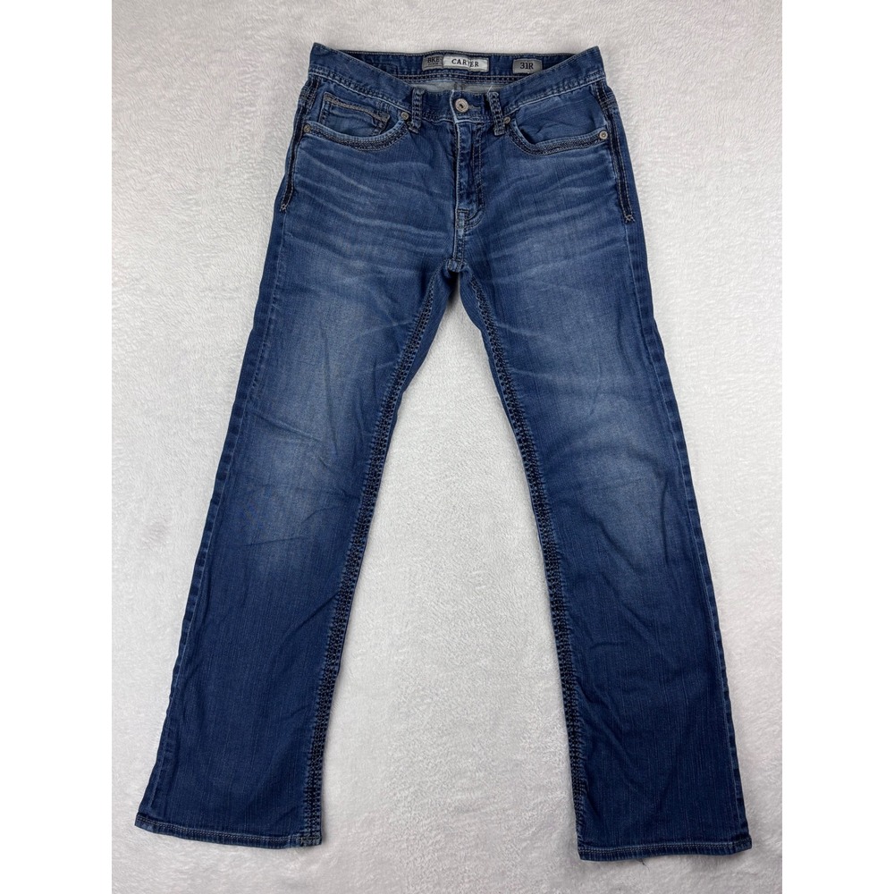BKE Carter Denim Jeans Slim Fit Dark Wash Stretch Denim Mens Size 31R